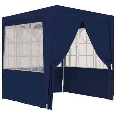Vidaxl Professional Party Tent With Side Walls 8.2'x8.2' Blue 90 G/mâ², 48519
