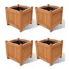 Vidaxl Raised Beds 4 Pcs 11.8"x11.8"x11.8", 276010