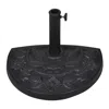 Vidaxl Resin Half Round Parasol Base, 40820
