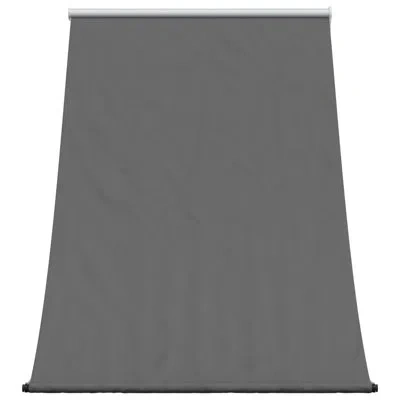 Vidaxl Retractable Awning 59.1"x59.1" Fabric And Steel In Gray