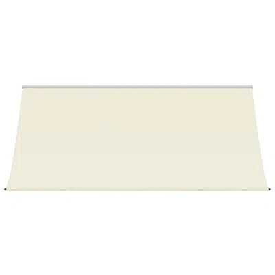 Vidaxl Retractable Awning 59.1"x59.1" Fabric And Steel In White