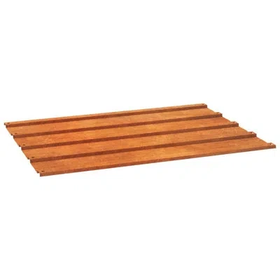 Vidaxl Roof Panels 36 Pcs Rusty 23.6"x17.3" Corten Steel In Brown