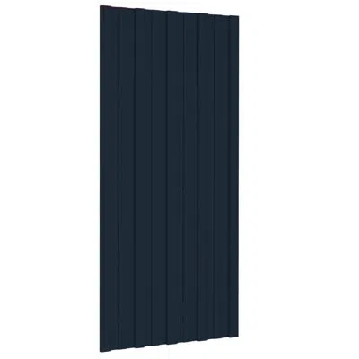 Vidaxl Roof Panels Galvanized Steel In Gray