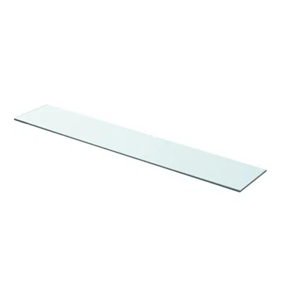 Vidaxl Shelf Panel Glass Clear 35.4"x5.9", 243838 In Blue