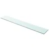 Vidaxl Shelf Panel Glass Clear 39.4"x5.9", 243843