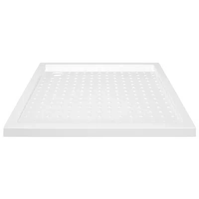Vidaxl Shower Base Tray With Dots Skid Resistant Shower Receptor White Abs