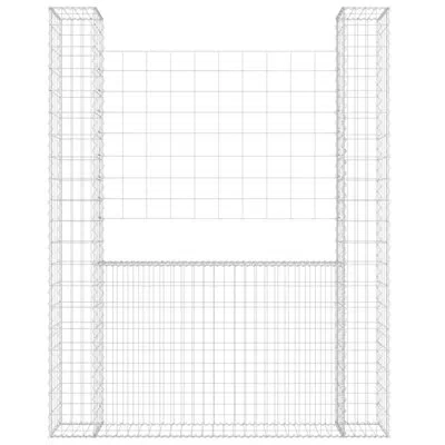 Vidaxl Silver Metal Fence Panel