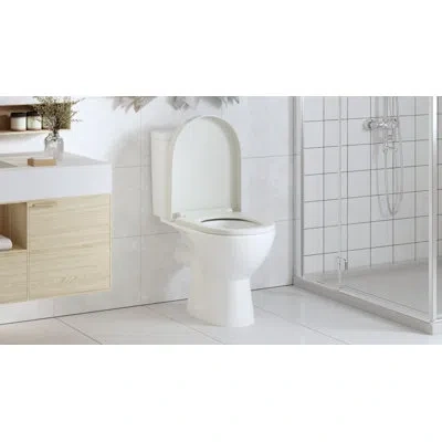 Vidaxl Soft-ccose Toilet Seat With Quick-release Design White Square