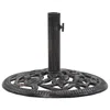 Vidaxl Umbrella Base Bronze 26.5 Lbs 18.9" Cast Iron, 47861