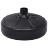 Vidaxl Umbrella Base Sand/water Filled 4 Gal Black, 47854