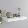 Vidaxl Wall Shelf White Honeycomb Mdf And Metal Small Wall Mounting In White