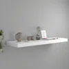 Vidaxl Wall Shelf White Honeycomb Mdf, Metal 31.5 X 9.3 X 1.5 In