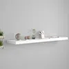 Vidaxl Wall Shelf White Honeycomb Mdf, Metal Standard Wall Mounting