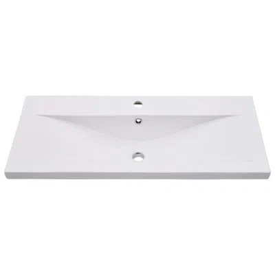 Vidaxl Wash Basin Built-in Sink Vanity Sink Bathroom Basin Bath Sink Ceramic In White