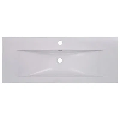 Vidaxl Wash Basin Built-in Sink Vanity Sink Bathroom Basin Bath Sink Ceramic In White