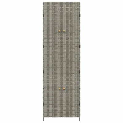 Vidaxl Water Resistant Acacia Cabinet Deck Box In Gray