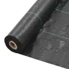 Vidaxl Weed & Root Control Mat Pp 6.5'x164' Black, 45228