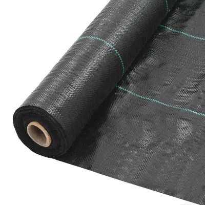 Vidaxl Weed & Root Control Mat Pp 6.5'x164' Black, 45228