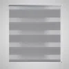 Vidaxl Zebra Blind 23.6"x47.2" Gray
