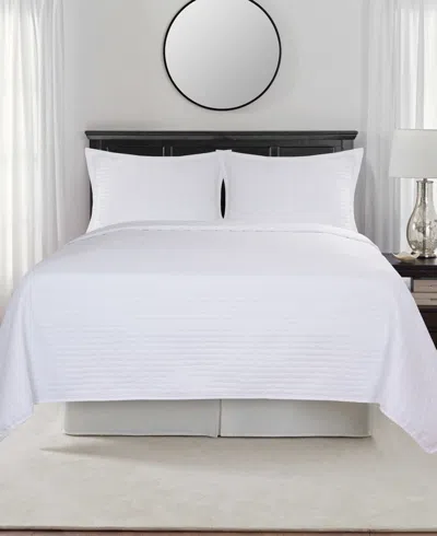 Videri Home Brick Quilted Coverlet, King In White