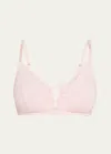 Videris Lingerie Angela Ruched Wireless Bra In Rosy