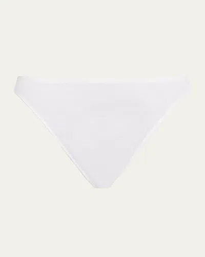 Videris Lingerie Whitney Mid-rise Bikini Briefs In White