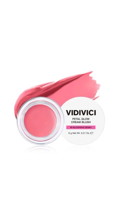Vidivici Petal Glow Cream Blush In 9 Blooming Berry