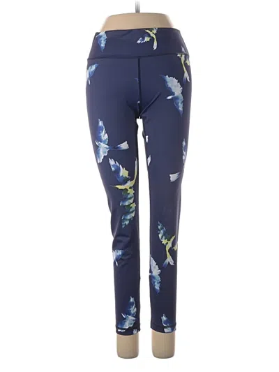 Pre-owned Vie Active Active Pants In Blue