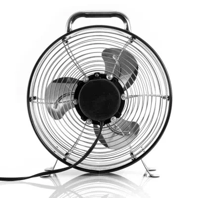Vie Air 12" High Velocity Table Fan In Black