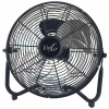 Vie Air 18" Industrial High Velocity 3 Speed Metal Floor Fan In Black