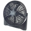 Vie Air 20" High-velocity 5 Blade Tilting Ultra Lightweight Turbo Floor Fan In Black