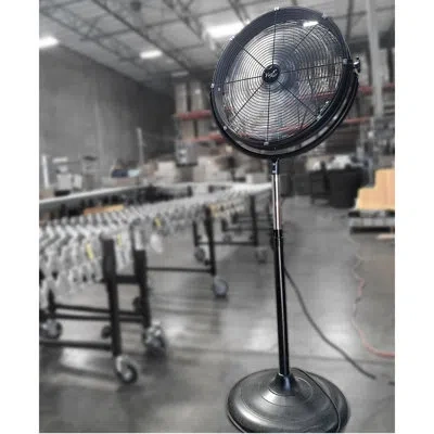 Vie Air 53" Standing Fan In Black