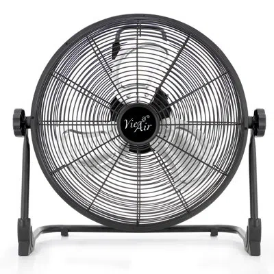 Vie Air Portable 16 Inch Ipx4 Rated Velocity Fan Indoor/outdoor In Black