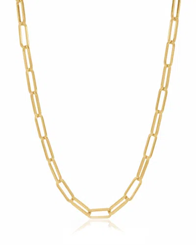 Viea Women's Gold Abby Paperclip Chain Necklace