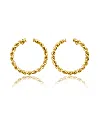 Viea Women's Gold Selene Rope Earrings In Gold