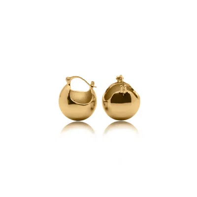 Viea Women's Maeve Dome Drop Earrings - Gold