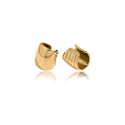 Viea Women's Tala Statement Ear Cuffs - Gold