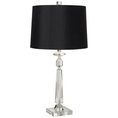 Vienna Full Spectrum Aline 26 1/2" Black Shade Crystal Table Lamp