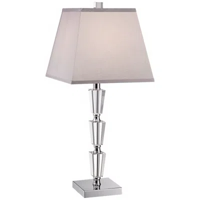 Vienna Full Spectrum Espirit 27" Stacked Crystal Table Lamp