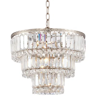Vienna Full Spectrum Magnificence 14 1/4" Tiered Crystal Chandelier