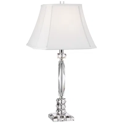 Vienna Full Spectrum Mitzie 25 1/2" Cut Crystal Column Table Lamp