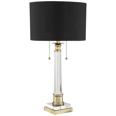 Vienna Full Spectrum Stephan Crystal Table Lamp With Table Top Dimmer