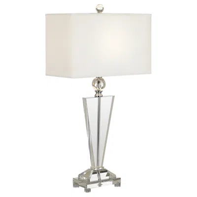 Vienna Full Spectrum Trophy 30 1/2" High Clear Crystal Table Lamp