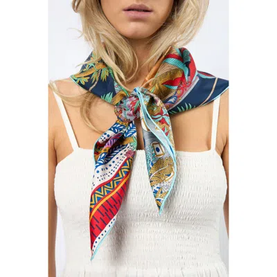 Viens Avec Moi Full Moon Large Silk Scarf