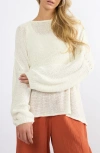 Viens Avec Moi Lightweight Relaxed Fit Sweater