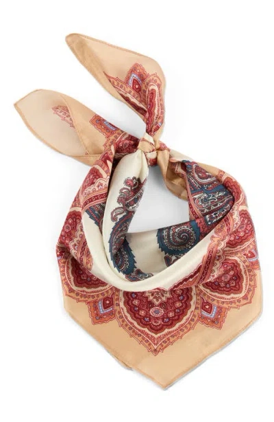 Viens Avec Moi Paisley Mini Silk Scarf