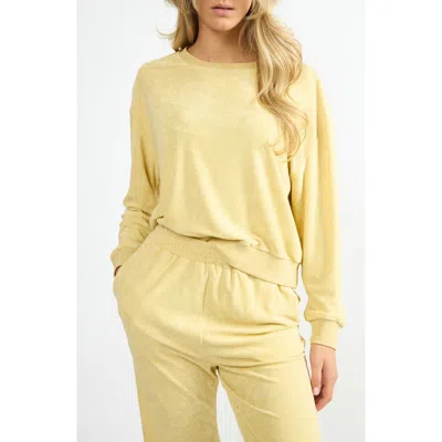 Viens Avec Moi Terry Cloth Sweatshirt