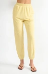 Viens Avec Moi Terry Lounge Pants In Yellow