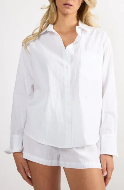 Viens Avec Moi The Everyday Boyfriend Shirt In White