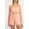 Viens Avec Moi The Everyday Mini Top In Orange